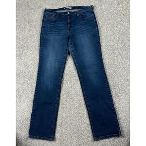 Levis 505 Jeans Womens 14 Blue Denim Medium Wash Straight Leg  High Rise *33x32